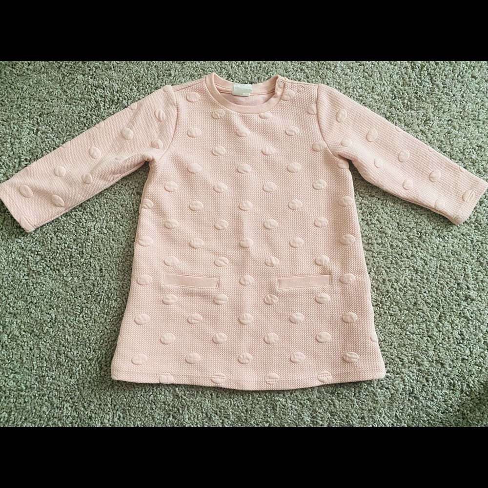 Pink H&M girl dress. 9-12m